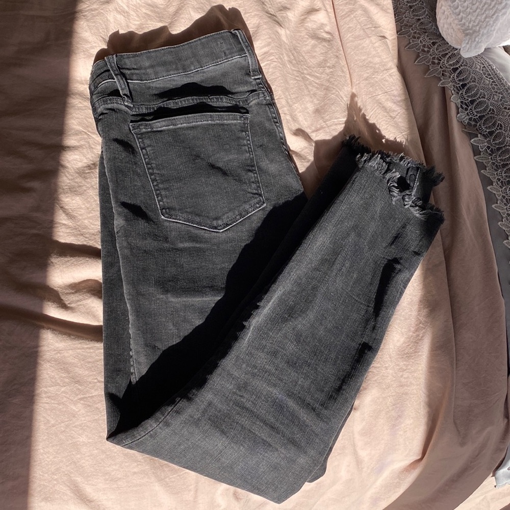 Madewell maternity skinny black jeans